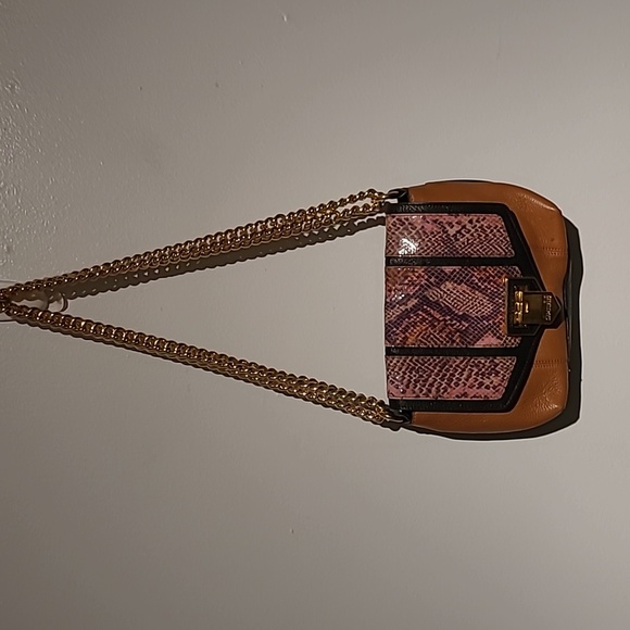 Aimee Kestenberg Leather and Snakeskin Purse - Picture 2 of 13